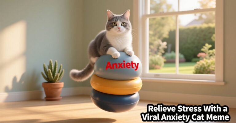 Relieve Stress With a Viral Anxiety Cat Meme