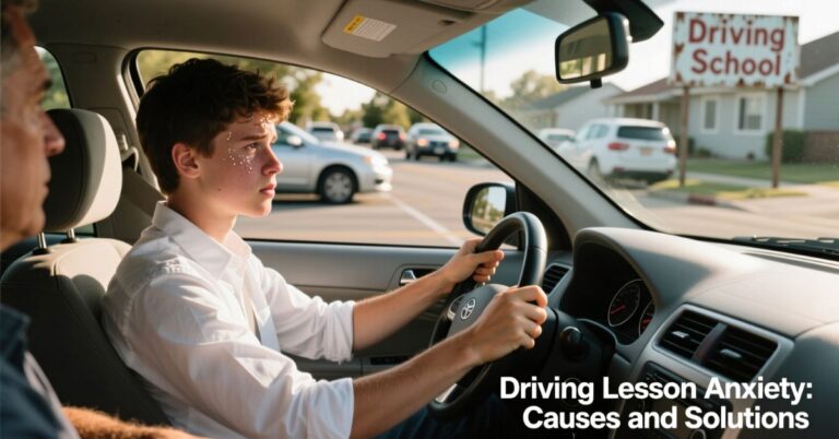 Driving Lesson Anxiety: Causes and Solutions