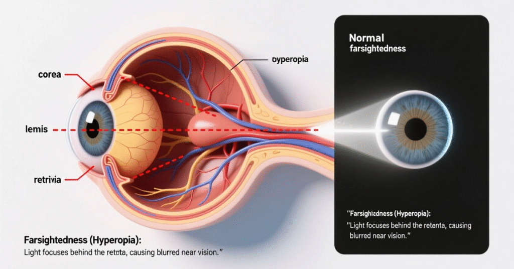nearsighted vs farsighted