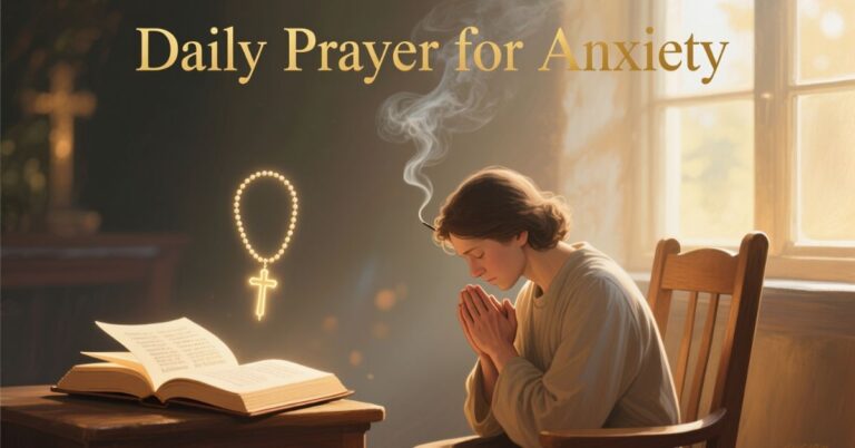 Daily Prayer for Anxiety Catholic Guide