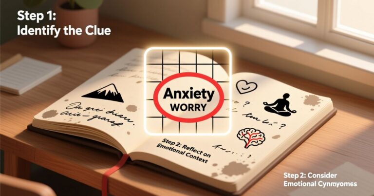 anxiety crossword clue