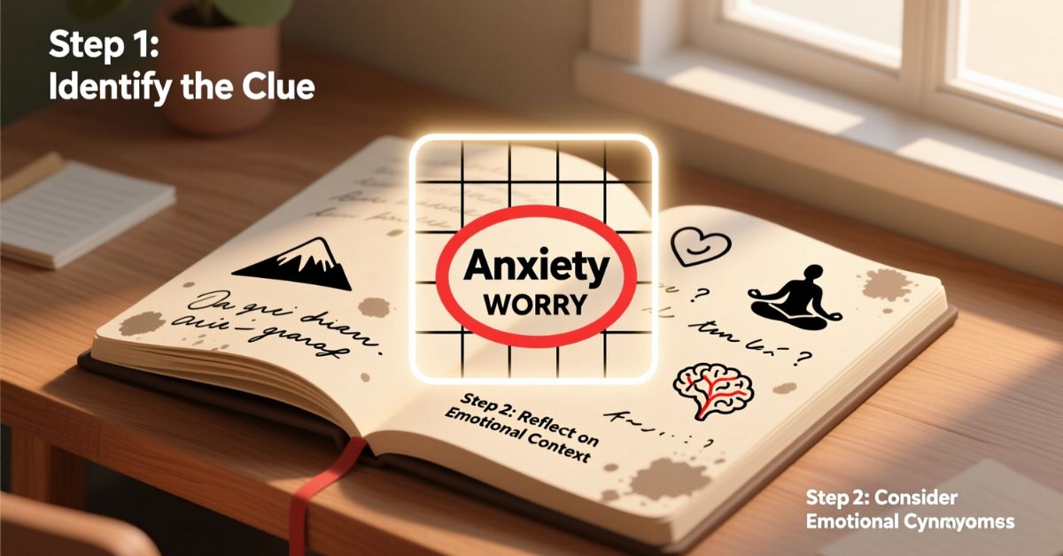 anxiety crossword clue