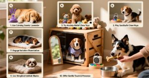 dog anxiety in crate