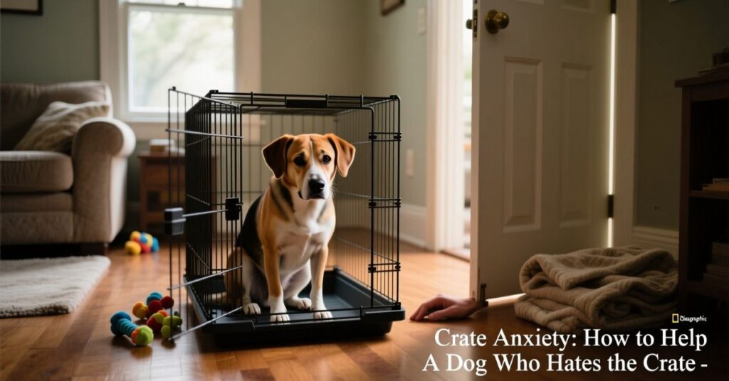 dog anxiety in crate