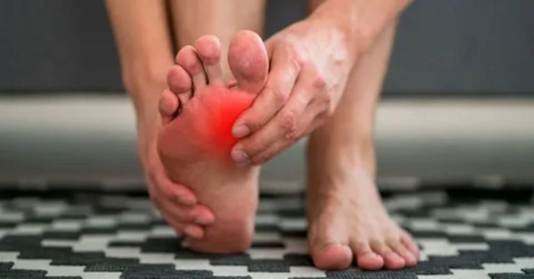 anxiety and feet