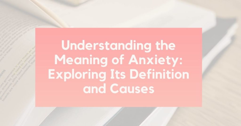 anxiety and light sensitivity